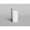 Раковина Salini S-Stone Armonia Round 01 130421M 46x46 см, напольная, белый матовый