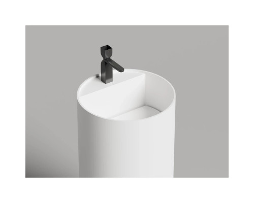 Раковина Salini S-Sense Armonia Round Top 01 130411TG 45x45 см, напольная, белый глянец