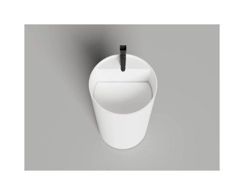 Раковина Salini S-Sense Armonia Round Top 01 130411TG 45x45 см, напольная, белый глянец