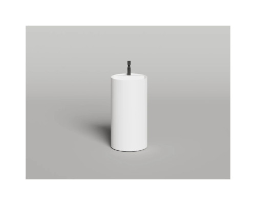 Раковина Salini S-Stone Armonia Round Top 01 130421TM 46x46 см, напольная, белый матовый