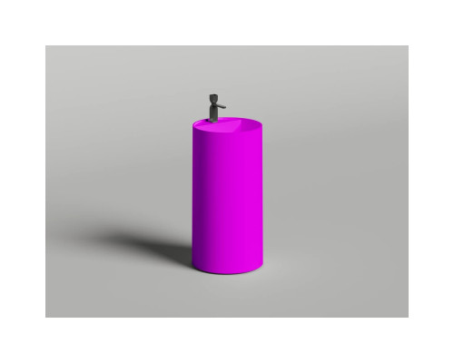 Раковина Salini S-Sense Armonia Round Top 01 130411TGF 46x46 см, напольная, покраска по RAL глянец полностью