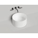 Раковина-чаша Salini S-Stone Armonia Round 02 130422M 45x45 см, накладная, белый матовый
