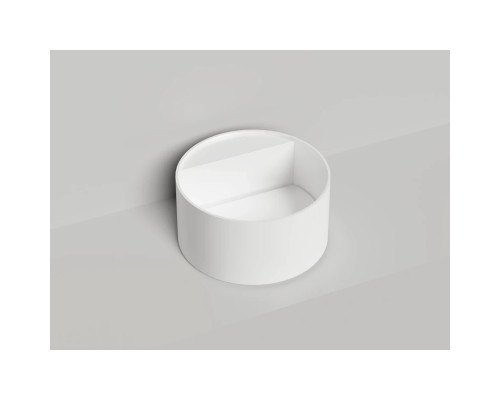 Раковина-чаша Salini S-Stone Armonia Round Top 02 130422TM 45x45 см, накладная, белый матовый