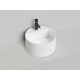 Раковина-чаша Salini S-Stone Armonia Round Top 02 130422TM 45x45 см, накладная, белый матовый