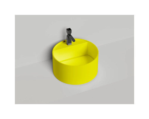 Раковина-чаша Salini S-Sense Armonia Round Top 02 130412TGF 45x45 см, накладная, покраска по RAL глянец полностью