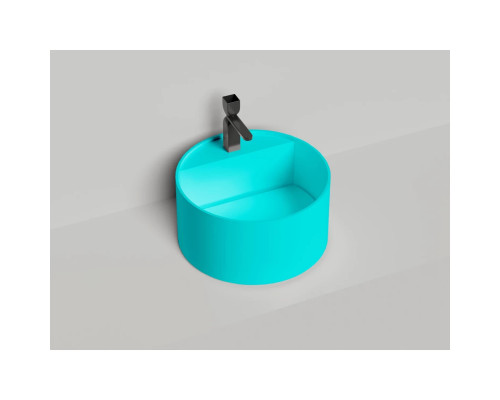 Раковина-чаша Salini S-Stone Armonia Round Top 02 130422TMF 45x45 см, накладная, покраска по RAL матовый полностью