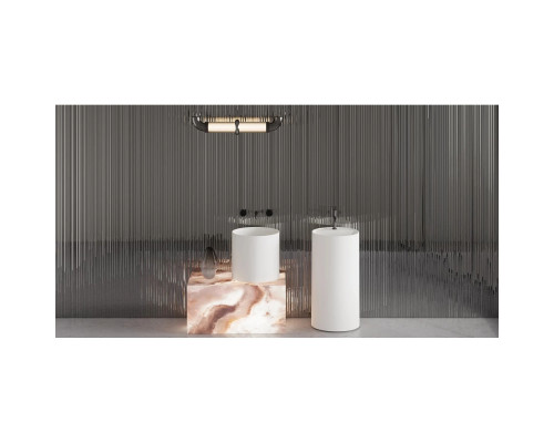 Раковина-чаша Salini S-Stone Armonia Round 03 130423M 45x45 см, накладная, белый матовый