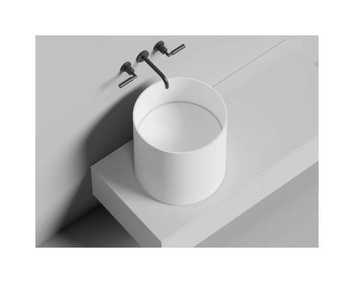 Раковина-чаша Salini S-Stone Armonia Round 03 130423M 45x45 см, накладная, белый матовый
