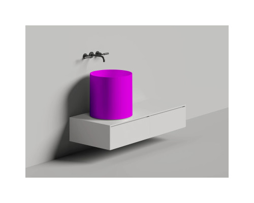 Раковина-чаша Salini S-Sense Armonia Round 03 130413GF 45x45 см, накладная, покраска по RAL глянец полностью