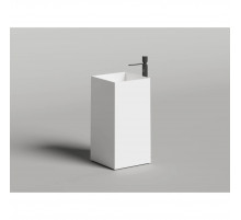 Раковина Salini S-Sense Armonia Square 01 130511G 46x46 см, напольная, белый глянец