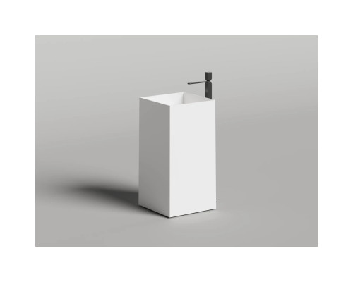 Раковина Salini S-Sense Armonia Square 01 130511G 46x46 см, напольная, белый глянец