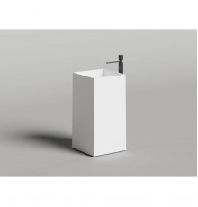 Раковина-чаша Salini S-Stone Armonia Square 01 130521M 46x46 см, напольная, белый матовый