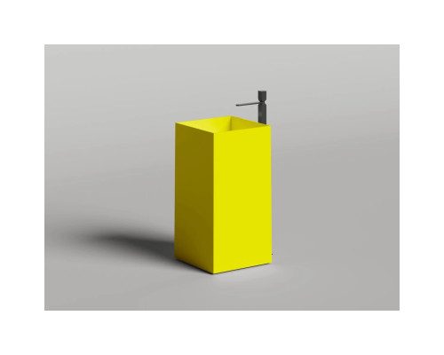 Раковина Salini S-Sense Armonia Square 01 130511GF 46x46 см, напольная, покраска по RAL глянец полностью