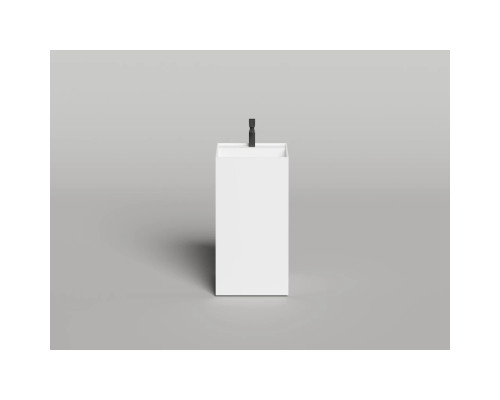 Раковина Salini S-Sense Armonia Square Top 01 130511TG 46x46 см, напольная, белый глянец