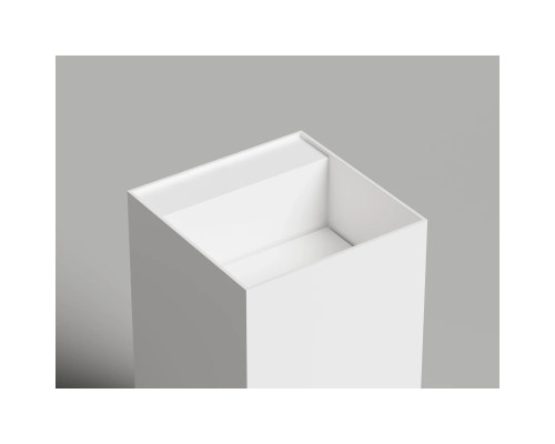 Раковина Salini S-Sense Armonia Square Top 01 130511TG 46x46 см, напольная, белый глянец