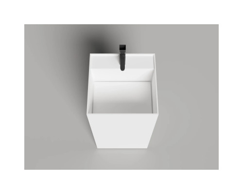 Раковина Salini S-Stone Armonia Square Top 01 130521TM 46x46 см, напольная, белый матовый