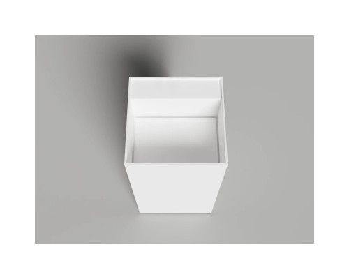 Раковина Salini S-Stone Armonia Square Top 01 130521TM 46x46 см, напольная, белый матовый