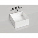 Раковина-чаша Salini S-Sense Armonia Square 02 130512G 45x45 см, накладная, белый глянец