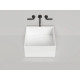 Раковина-чаша Salini S-Sense Armonia Square 02 130512G 45x45 см, накладная, белый глянец