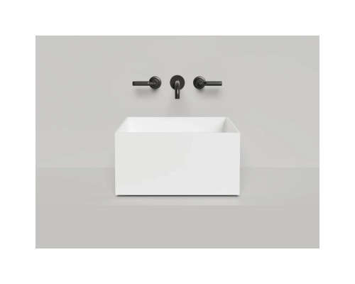 Раковина-чаша Salini S-Sense Armonia Square 02 130512G 45x45 см, накладная, белый глянец