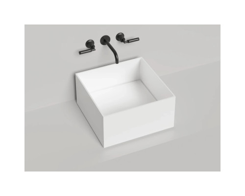 Раковина-чаша Salini S-Stone Armonia Square 02 130522M 45x45 см, накладная, белый матовый