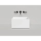 Раковина-чаша Salini S-Stone Armonia Square 02 130522M 45x45 см, накладная, белый матовый