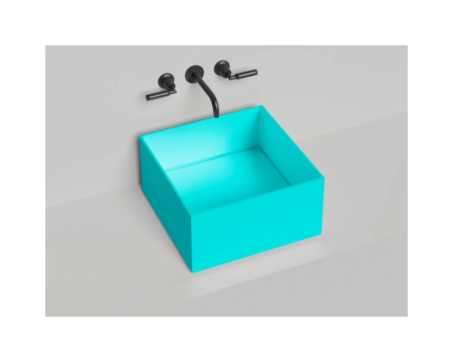 Раковина-чаша Salini S-Sense Armonia Square 02 130512GF 45x45 см, накладная, покраска по RAL глянец полностью