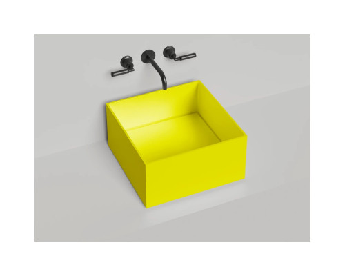 Раковина-чаша Salini S-Sense Armonia Square 02 130512GF 45x45 см, накладная, покраска по RAL глянец полностью