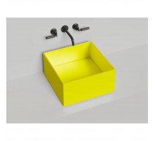 Раковина-чаша Salini S-Stone Armonia Square 02 130522MF 45x45 см, накладная, покраска по RAL матовый полностью