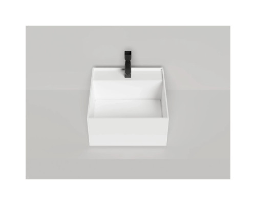Раковина-чаша Salini S-Sense Armonia Square Top 02 130512TG 45x45 см, накладная, белый глянец
