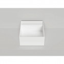Раковина-чаша Salini S-Sense Armonia Square Top 02 130512TG 45x45 см, накладная, белый глянец