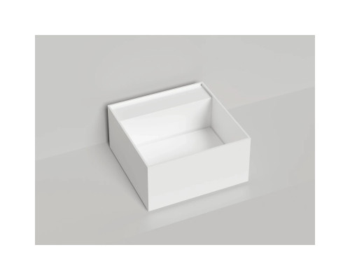 Раковина-чаша Salini S-Stone Armonia Square Top 02 130522TM 45x45 см, накладная, белый матовый
