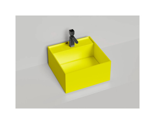 Раковина-чаша Salini S-Sense Armonia Square Top 02 130512TGF 45x45 см, накладная, покраска по RAL глянец полностью