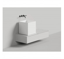 Раковина-чаша Salini S-Sense Armonia Square 03 130513G 45x45 см, накладная, белый глянец