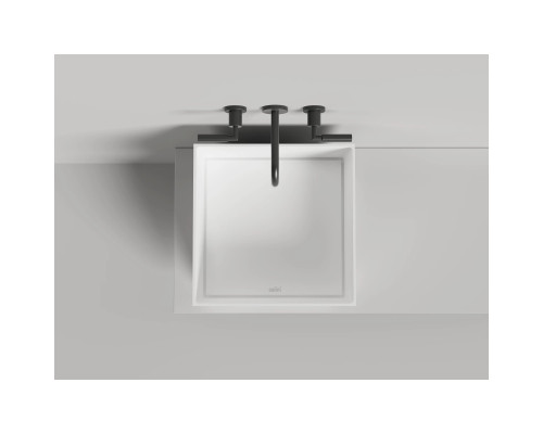 Раковина-чаша Salini S-Sense Armonia Square 03 130513G 45x45 см, накладная, белый глянец