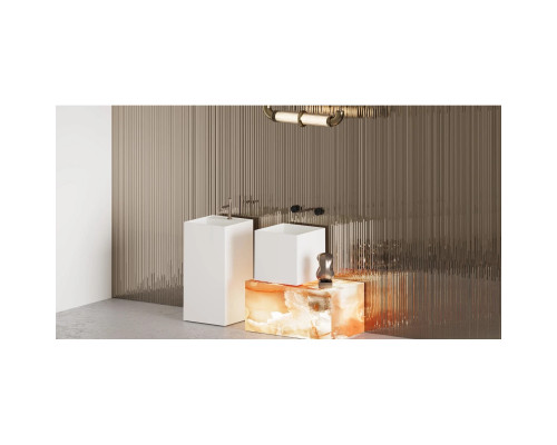 Раковина-чаша Salini S-Stone Armonia Square 03 130523M 45x45 см, накладная, белый матовый