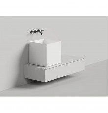 Раковина-чаша Salini S-Stone Armonia Square 03 130523M 45x45 см, накладная, белый матовый