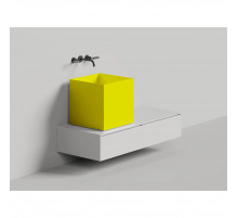 Раковина-чаша Salini S-Stone Armonia Square 03 130523MF 45x45 см, накладная, покраска по RAL матовый полностью