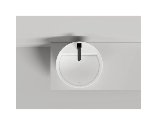 Раковина-чаша Salini S-Sense Armonia Round Top 03 130413TG 45x45 см, накладная, белый глянец