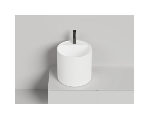 Раковина-чаша Salini S-Sense Armonia Round Top 03 130413TG 45x45 см, накладная, белый глянец
