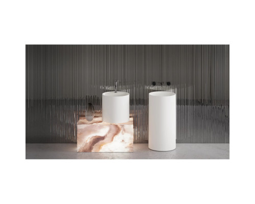 Раковина-чаша Salini S-Stone Armonia Round Top 03 130423TM 45x45 см, накладная, белый матовый