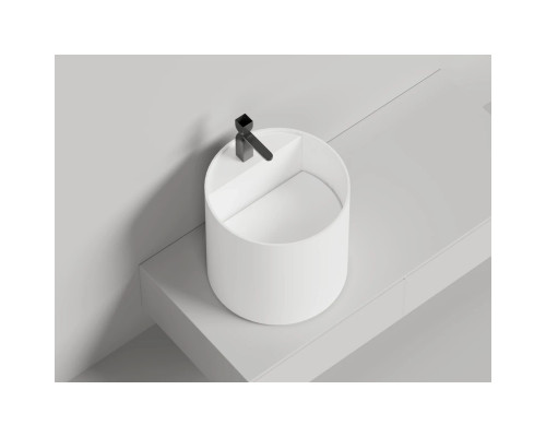Раковина-чаша Salini S-Stone Armonia Round Top 03 130423TM 45x45 см, накладная, белый матовый