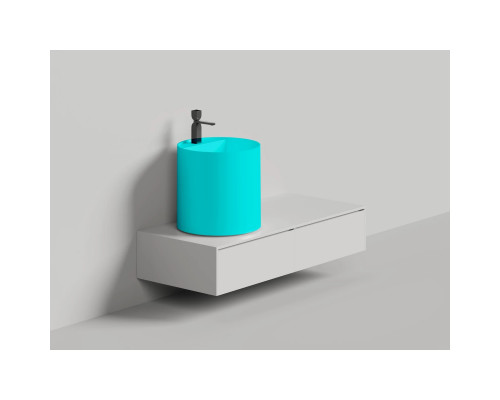 Раковина-чаша Salini S-Sense Armonia Round Top 03 130413TGF 45x45 см, накладная, покраска по RAL глянец полностью