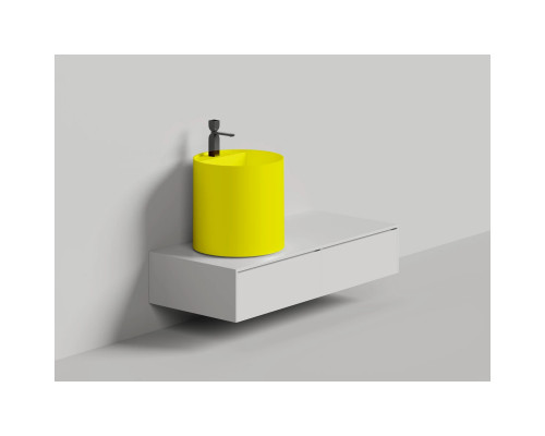 Раковина-чаша Salini S-Stone Armonia Round Top 03 130423TMF 45x45 см, накладная, покраска по RAL матовый полностью