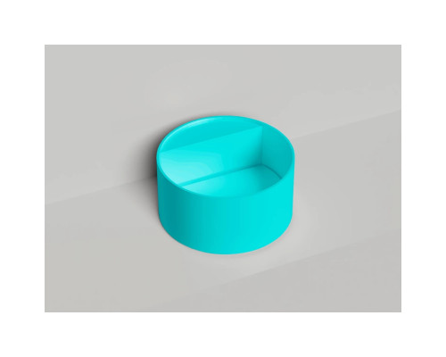 Раковина-чаша Salini S-Stone Armonia Round Top 02 130422TMF 45x45 см, накладная, покраска по RAL матовый полностью