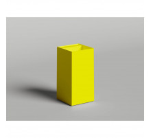 Раковина Salini S-Stone Armonia Square Top 01 130521TMF 46x46 см, напольная, покраска по RAL матовый полностью