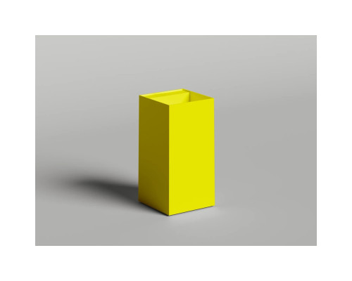 Раковина Salini S-Stone Armonia Square Top 01 130521TMF 46x46 см, напольная, покраска по RAL матовый полностью