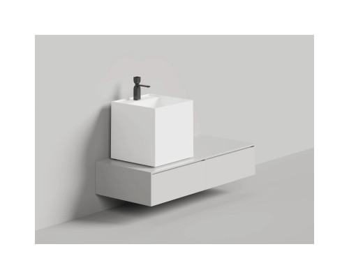 Раковина-чаша Salini S-Sense Armonia Square Top 03 130513TG 45x45 см, накладная, белый глянец