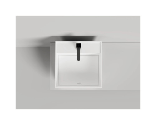 Раковина-чаша Salini S-Sense Armonia Square Top 03 130513TG 45x45 см, накладная, белый глянец