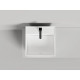 Раковина-чаша Salini S-Sense Armonia Square Top 03 130513TG 45x45 см, накладная, белый глянец